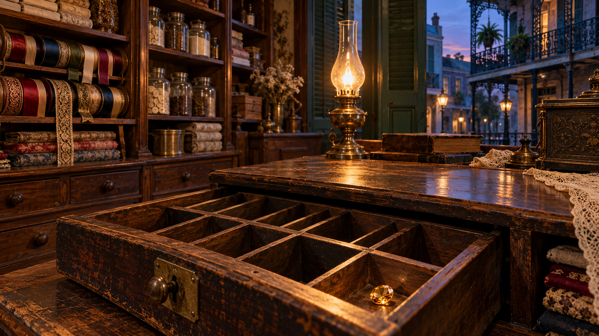 ☀️ The Merchant's Stone: A French Quarter Tale of Citrine
