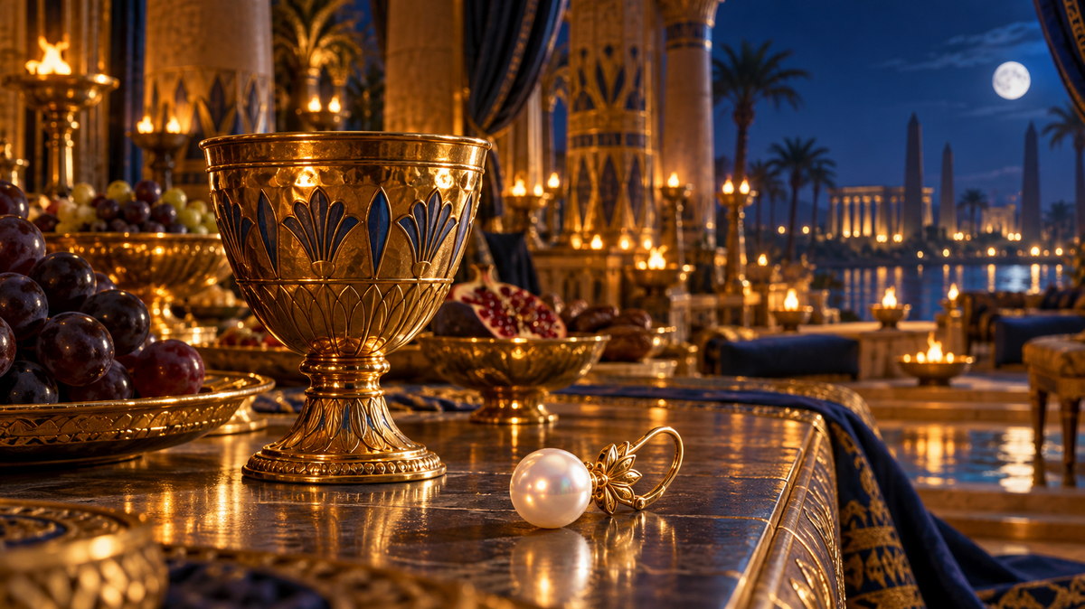 🍷 The Most Expensive Supper in History: Cleopatra's Pearl