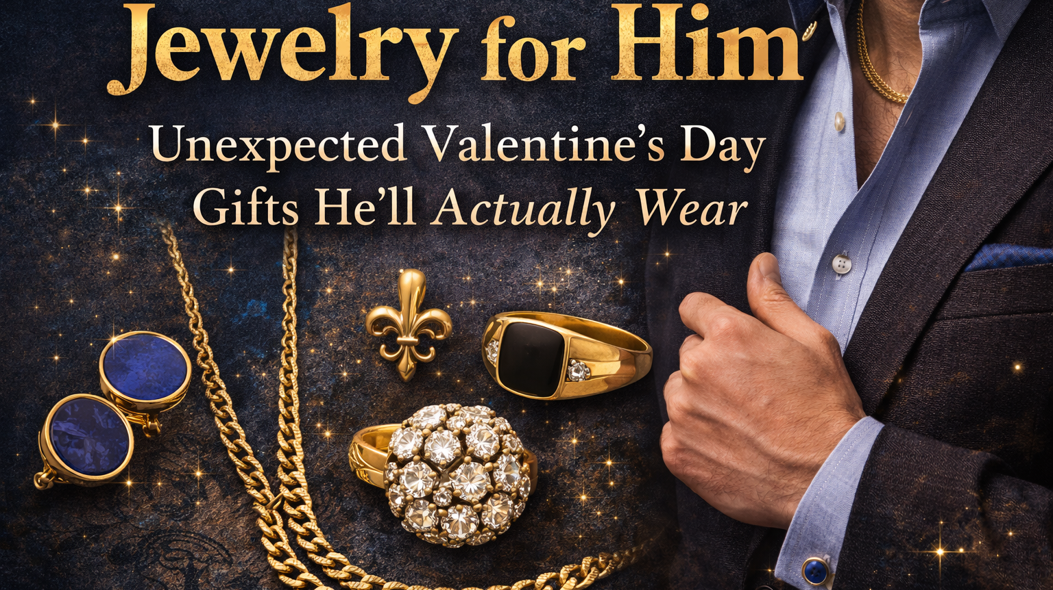 💘 Jewelry for Him: Unexpected Valentine’s Day Gifts He’ll Actually Wear