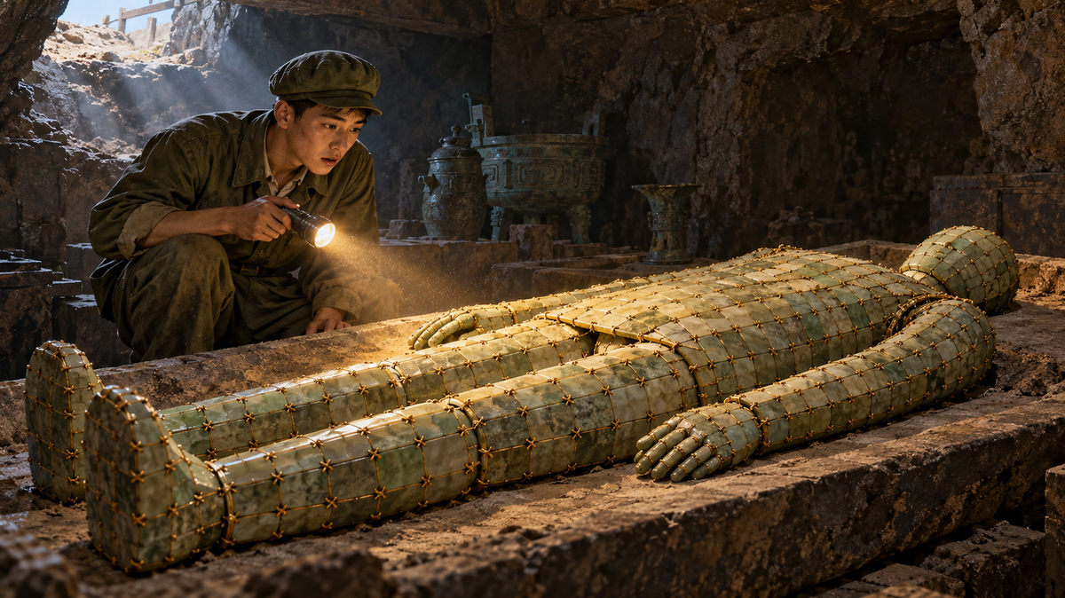 👑 The Prince in the Jade Suit: A Discovery in the Hills of China