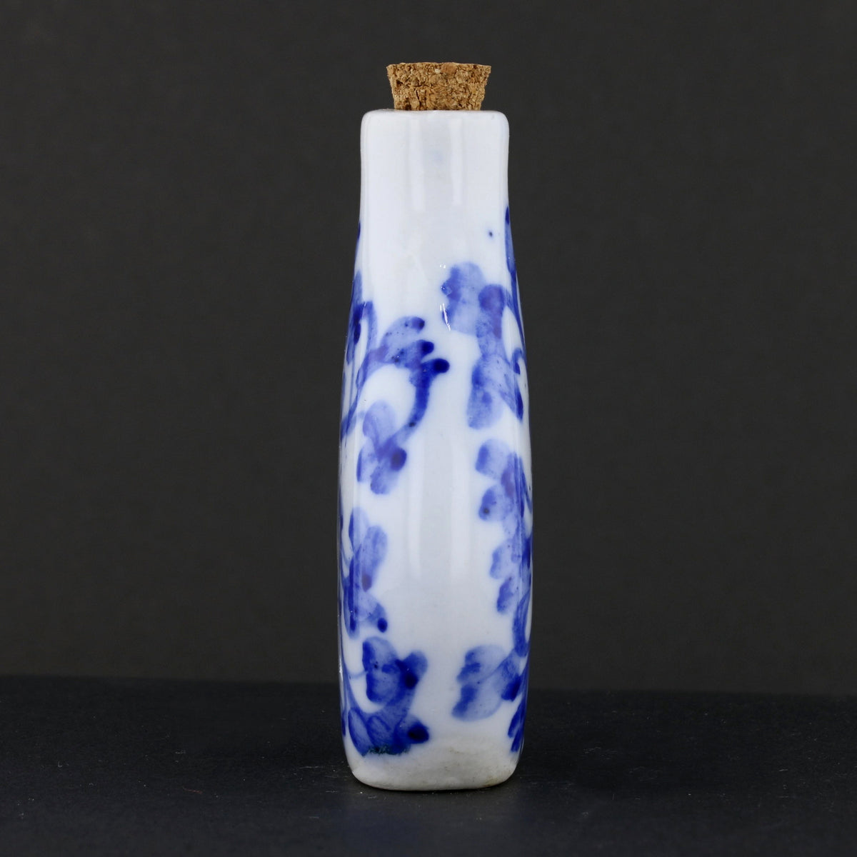 Antique Chinese Blue and White Porcelain Snuff Bottle