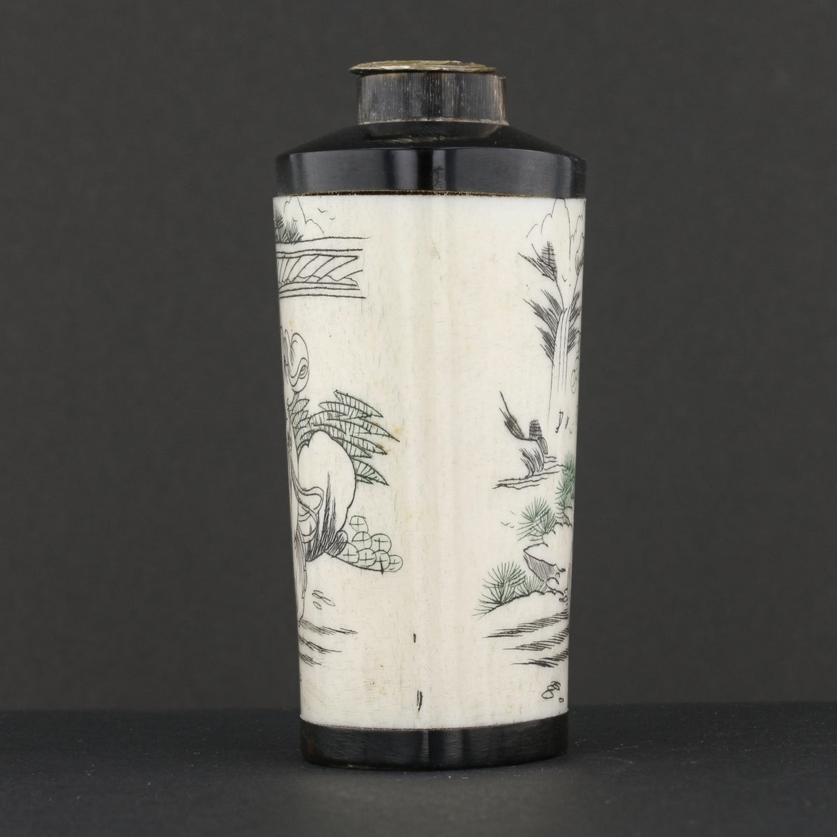 Antique Chinese Hand-painted Snuff Bottle