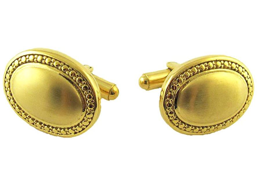 Gold Plated Cuff Links - David's Antiques & Jewelry