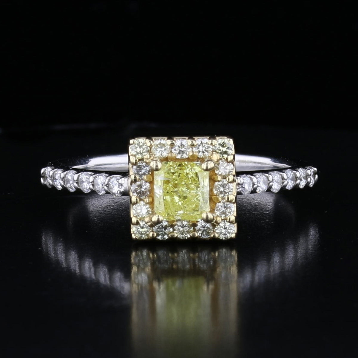 Fancy Yellow Diamond Ring
