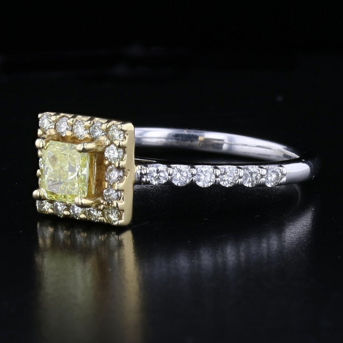 Fancy Yellow Diamond Ring