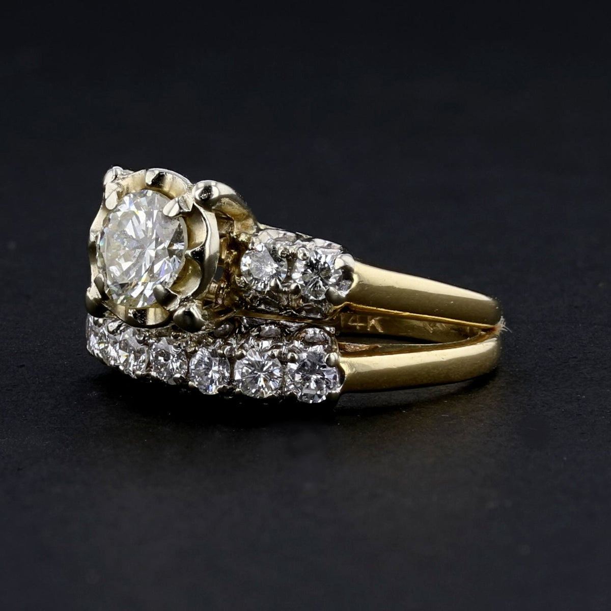 Diamond Gold Bridal Ring