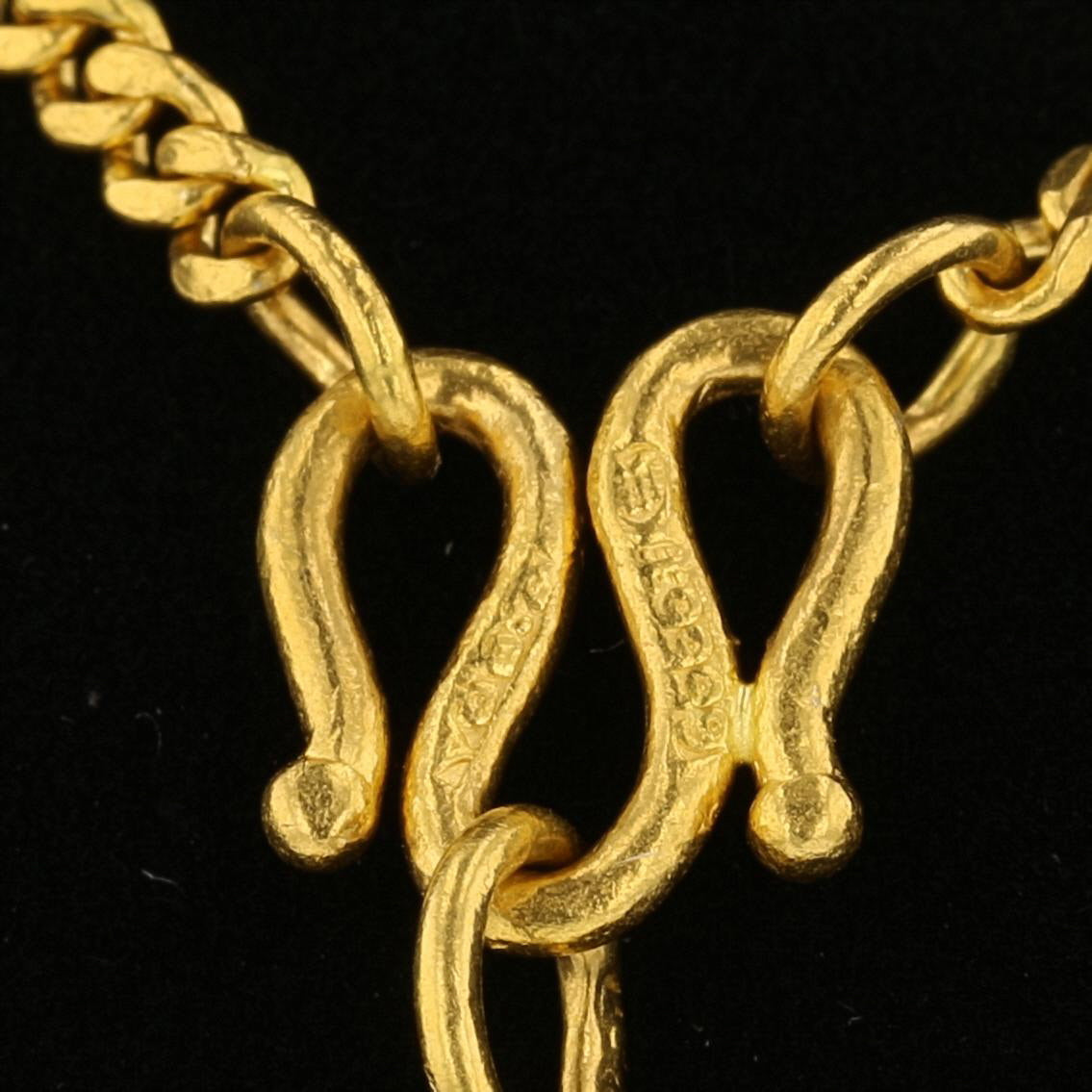 24K Gold Chain & Pendant