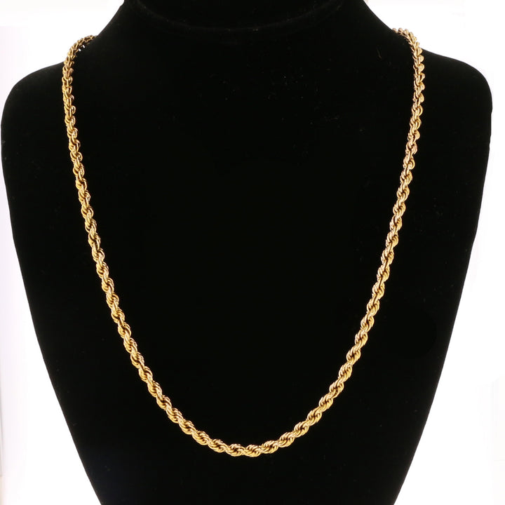 28" Gold Rope Chain 889735