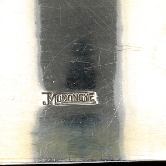 Vintage Micro Inlay Native American Silver Cuff