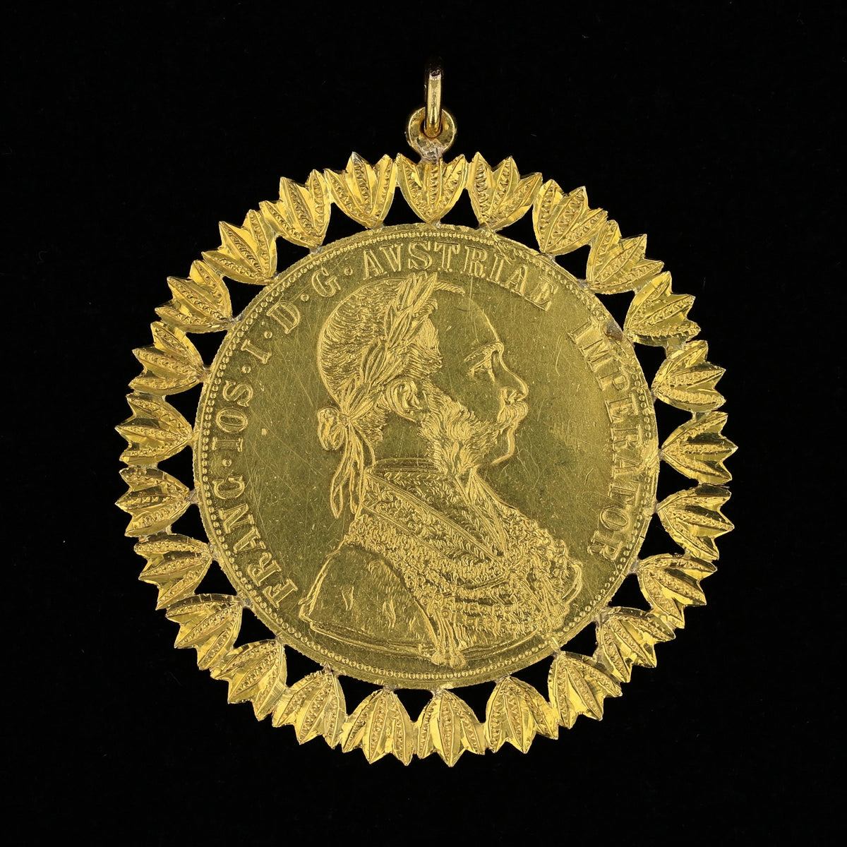 22K Austrian Ducat Coin Pendant 891631