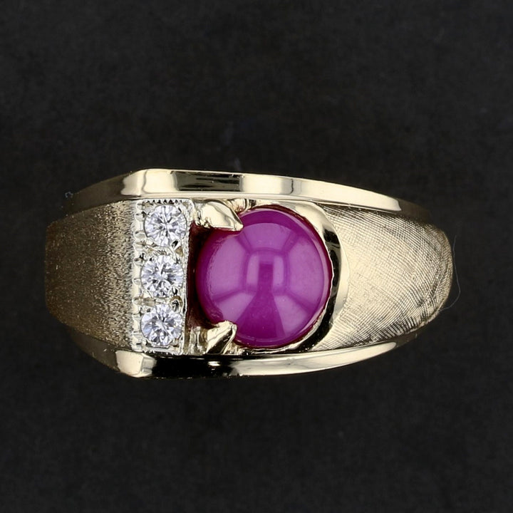 Vintage Red Ruby Statement Ring