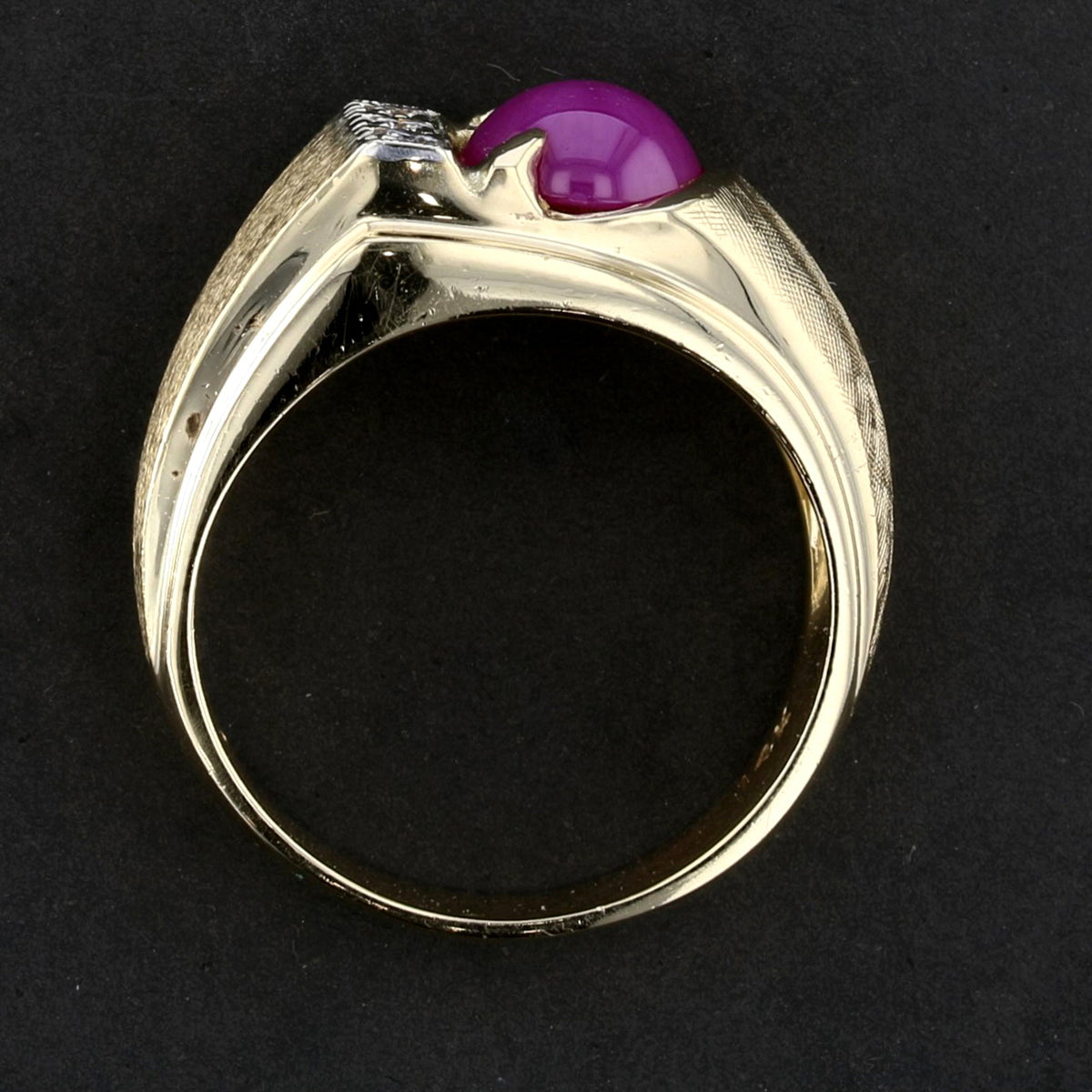 Vintage Red Ruby Statement Ring