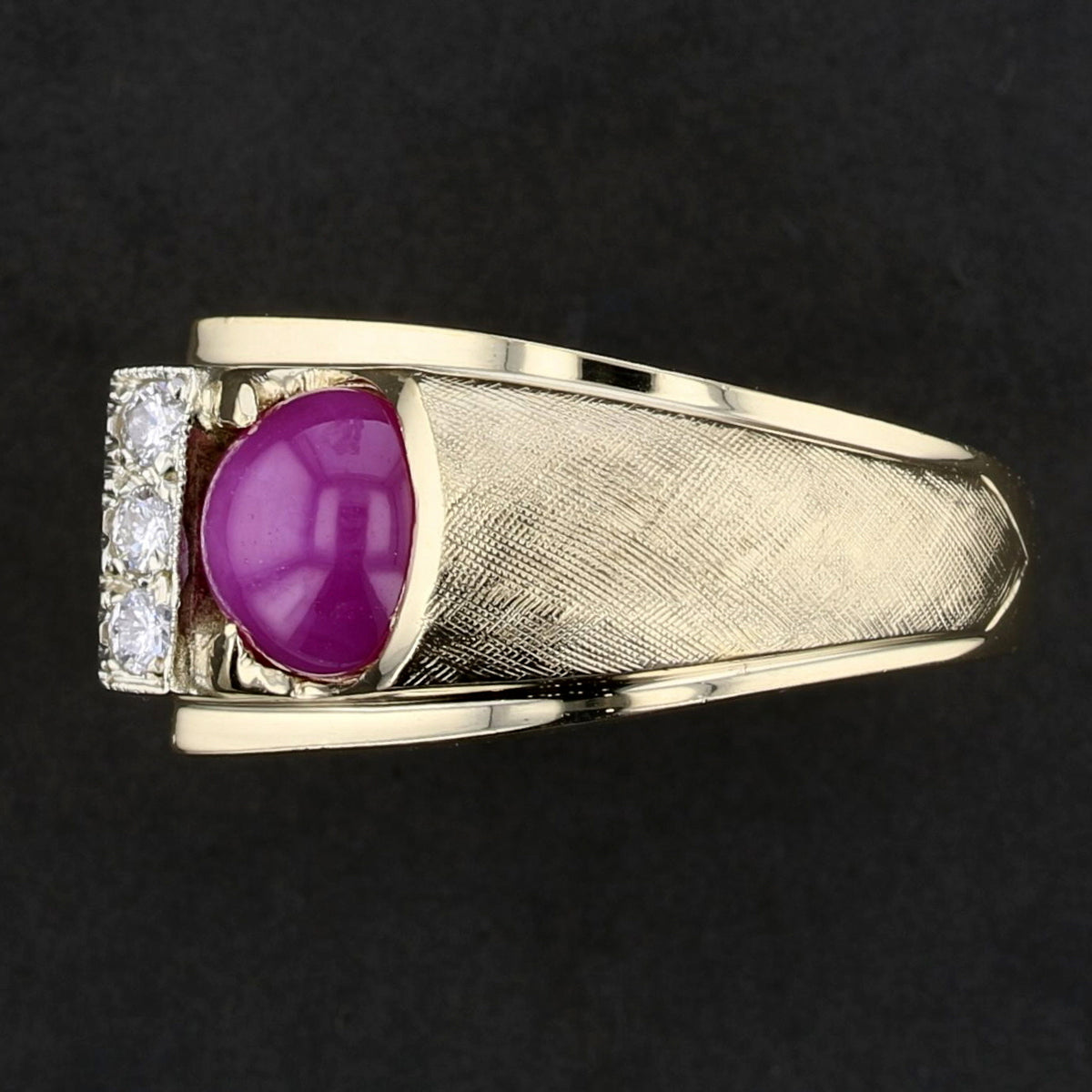 Vintage Red Ruby Statement Ring