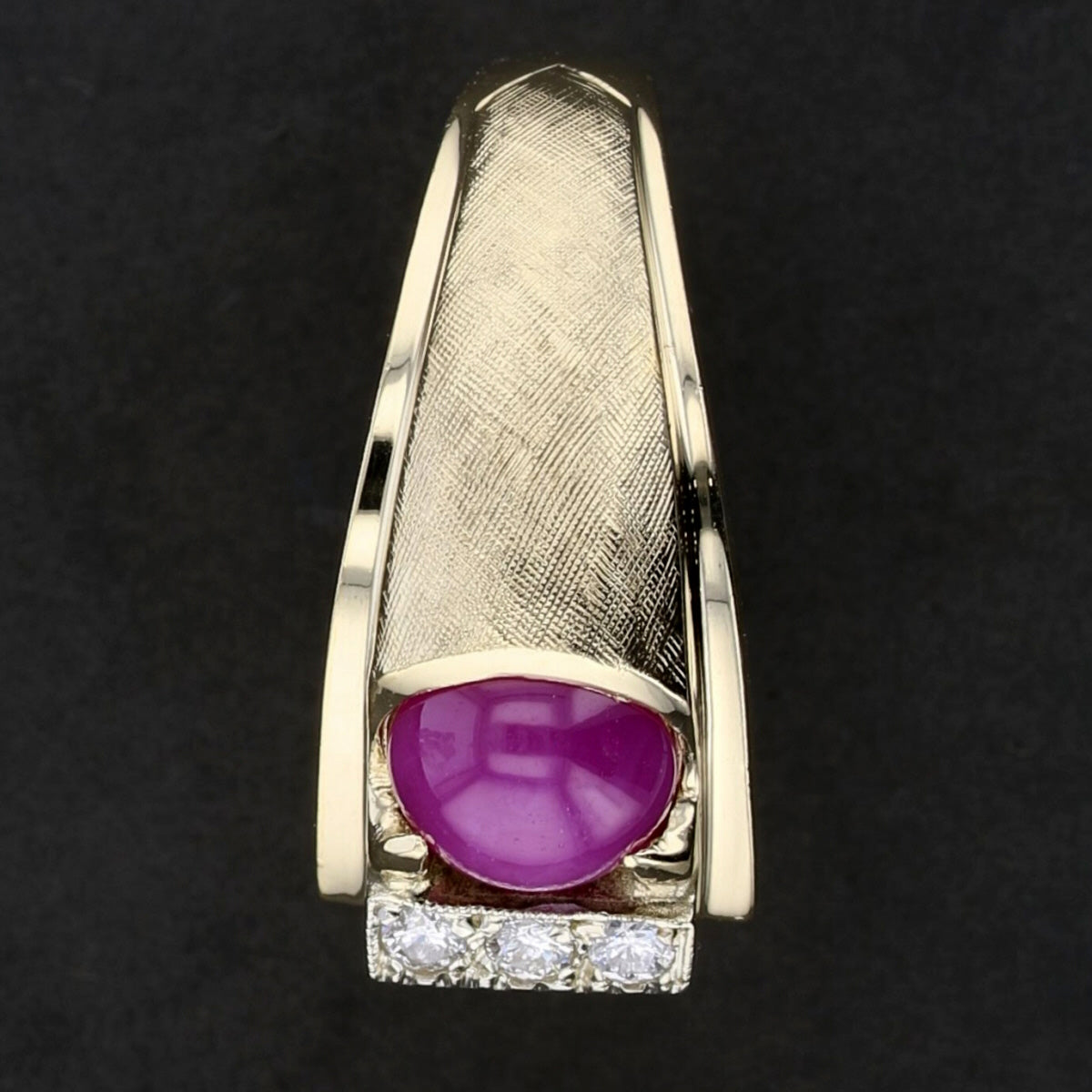 Vintage Red Ruby Statement Ring