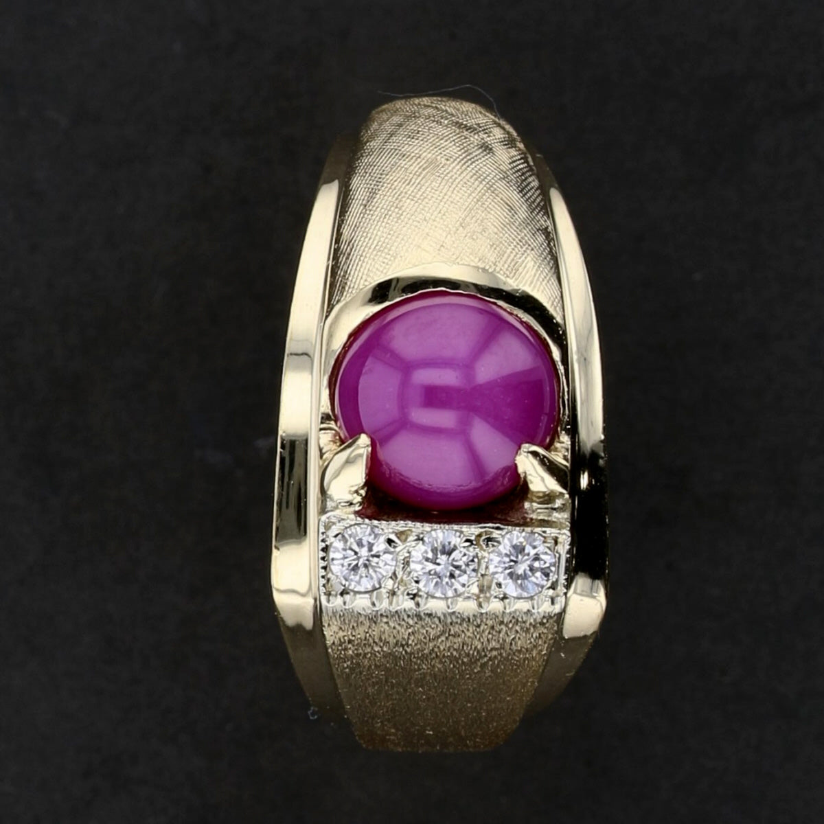 Vintage Red Ruby Statement Ring