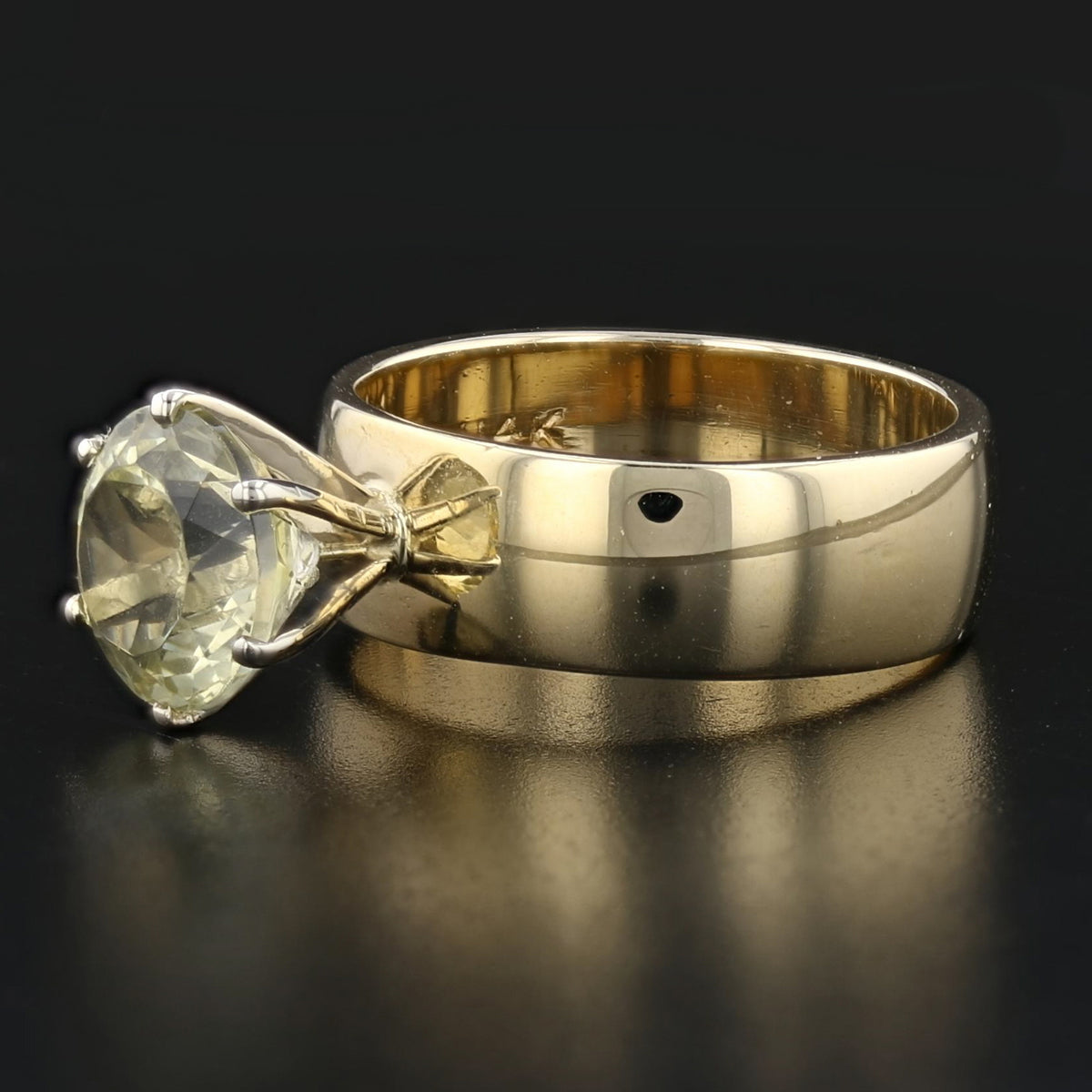 14Kt Lemon Citrine Ring