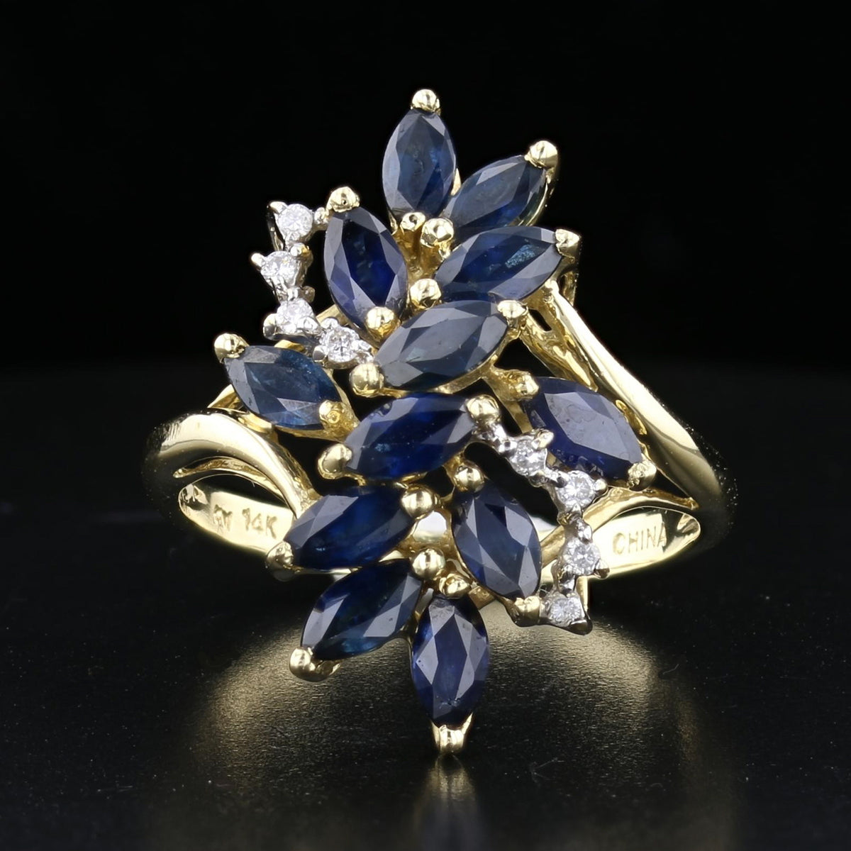 Sapphire Diamond Ring 891902