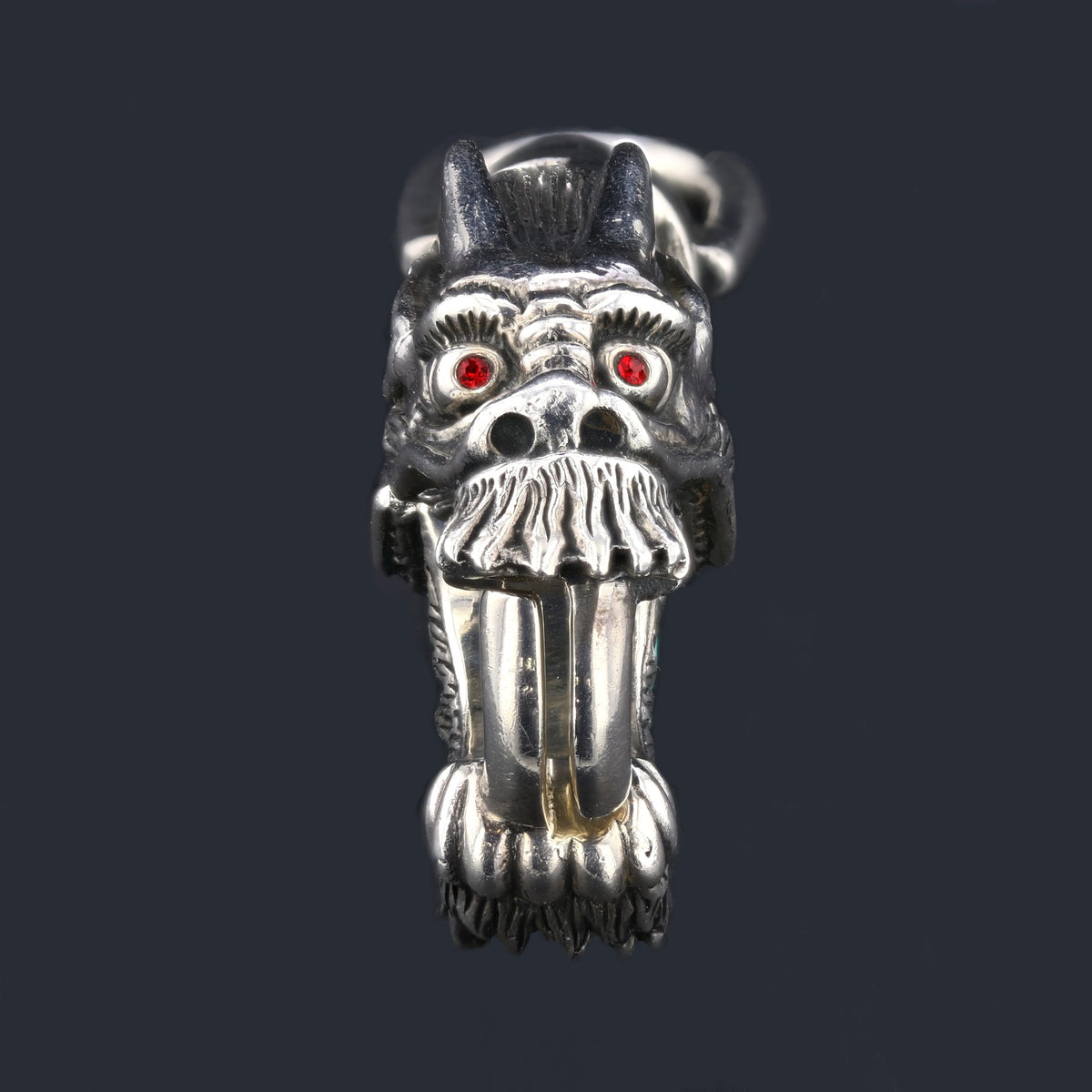 Dragon Clasp / Pendant - Sterling Silver