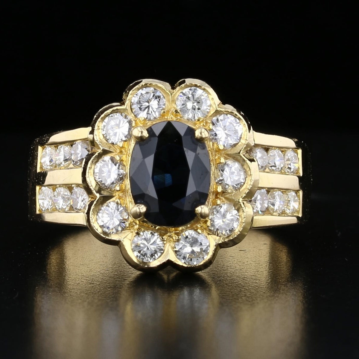 Sapphire Diamond Ring 892724