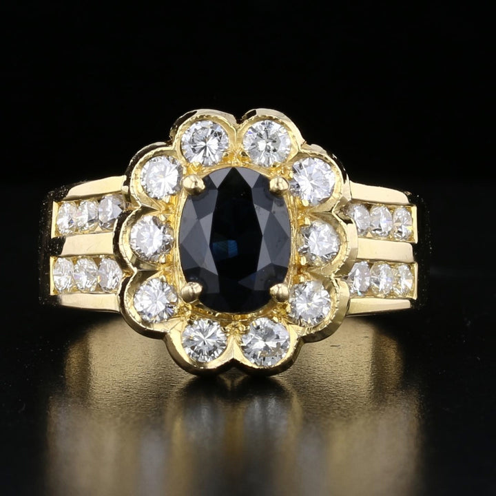 Sapphire Diamond Ring 892724