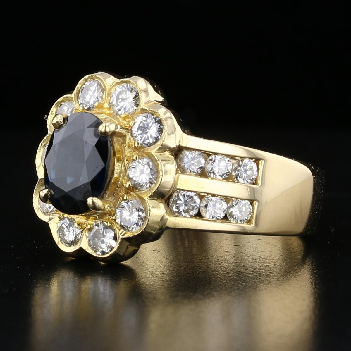Sapphire Diamond Ring 892724