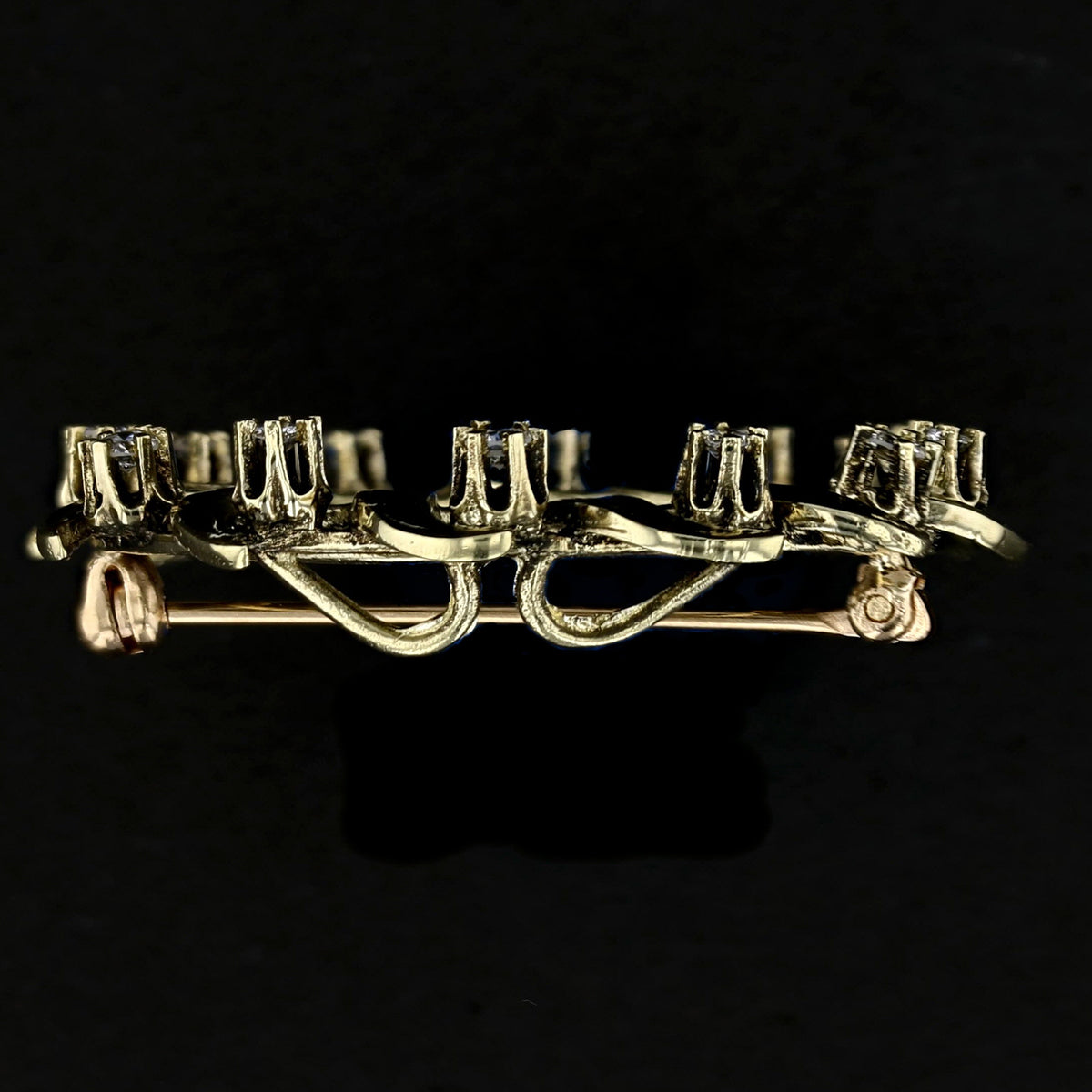 Vintage Diamond Wreath Pin and Pendant – 0.72ct Diamond