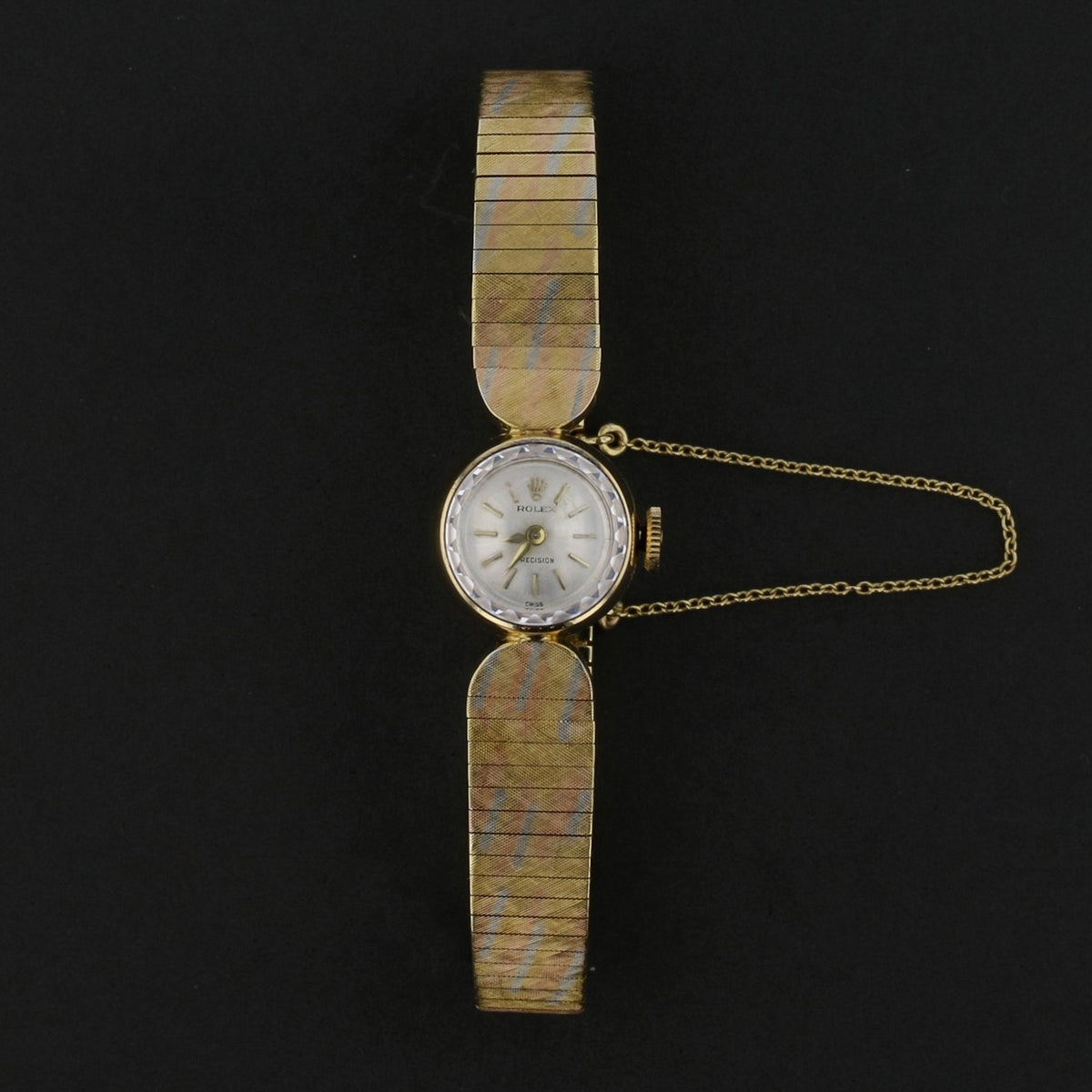 Vintage Rolex Precision 18K Yellow Gold Watch