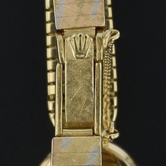 Vintage Rolex Precision 18K Yellow Gold Watch