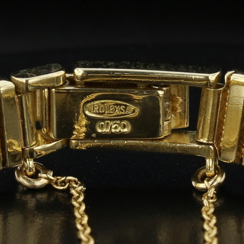 Vintage Rolex Precision 18K Yellow Gold Watch