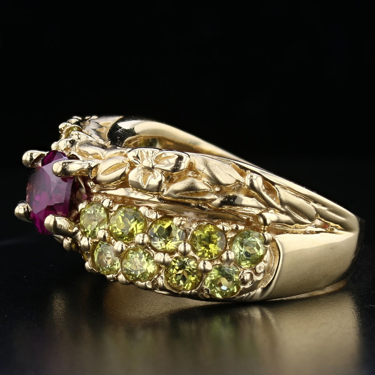 Garnet Peridor Ring 893015