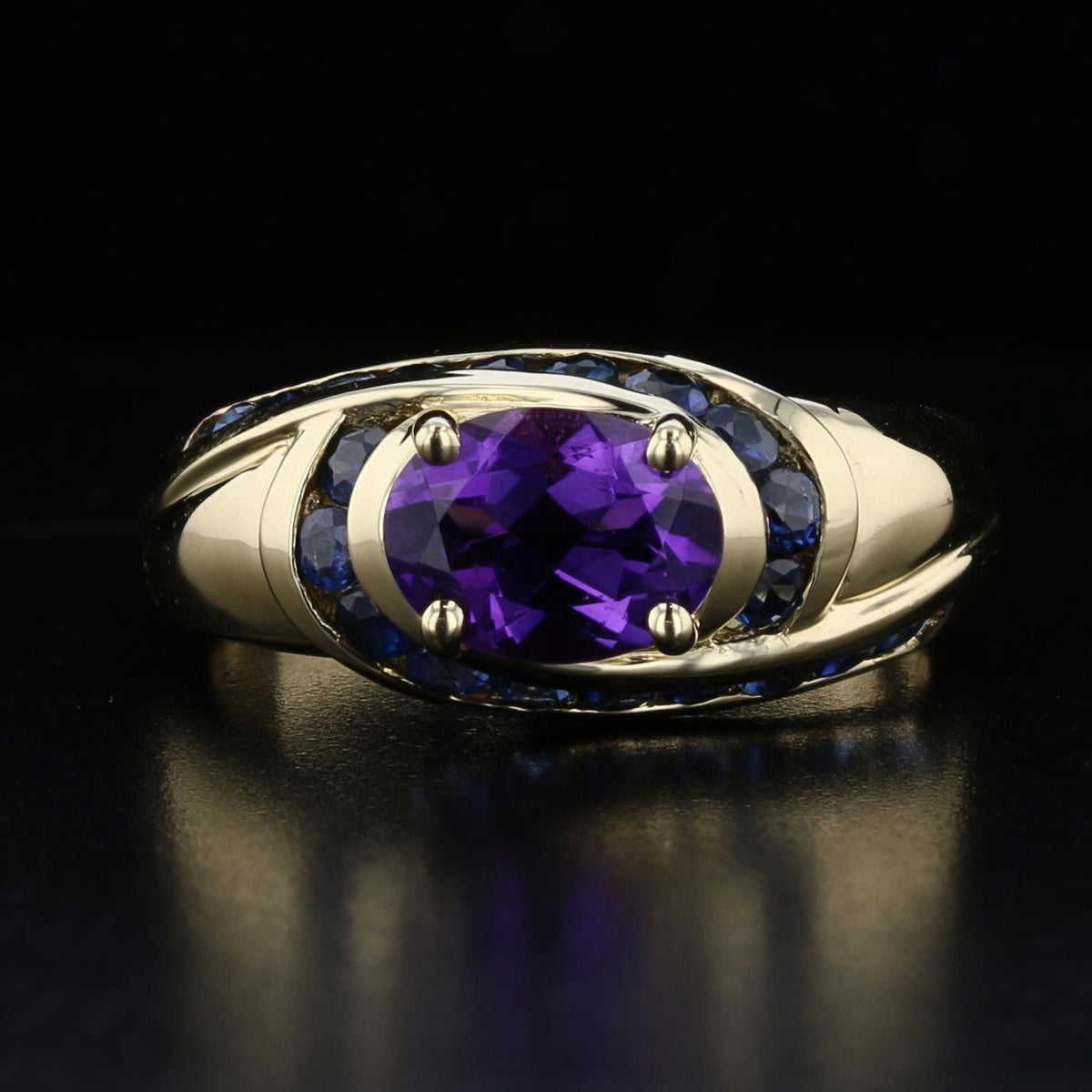 Amethyst Sapphire Ring 893040