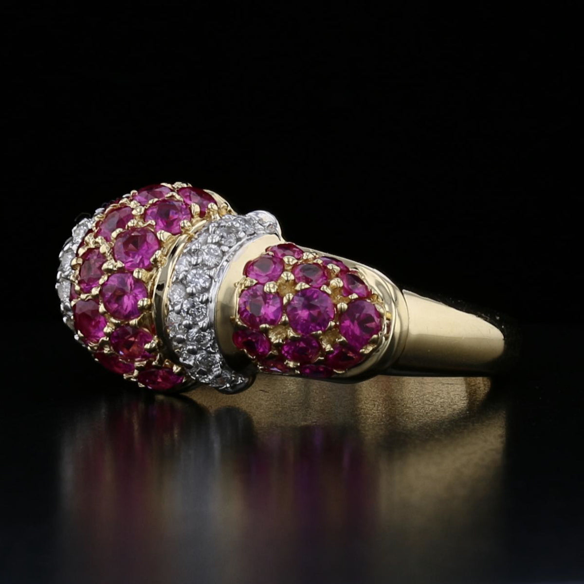 Vintage Ruby and Diamond Ring