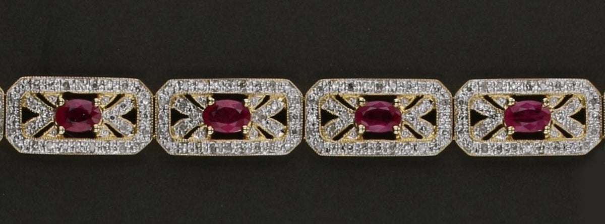 Ruby Diamond Bracelet 893138