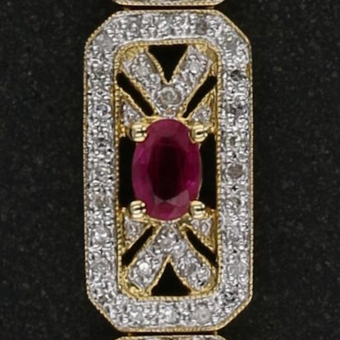 Ruby Diamond Bracelet 893138