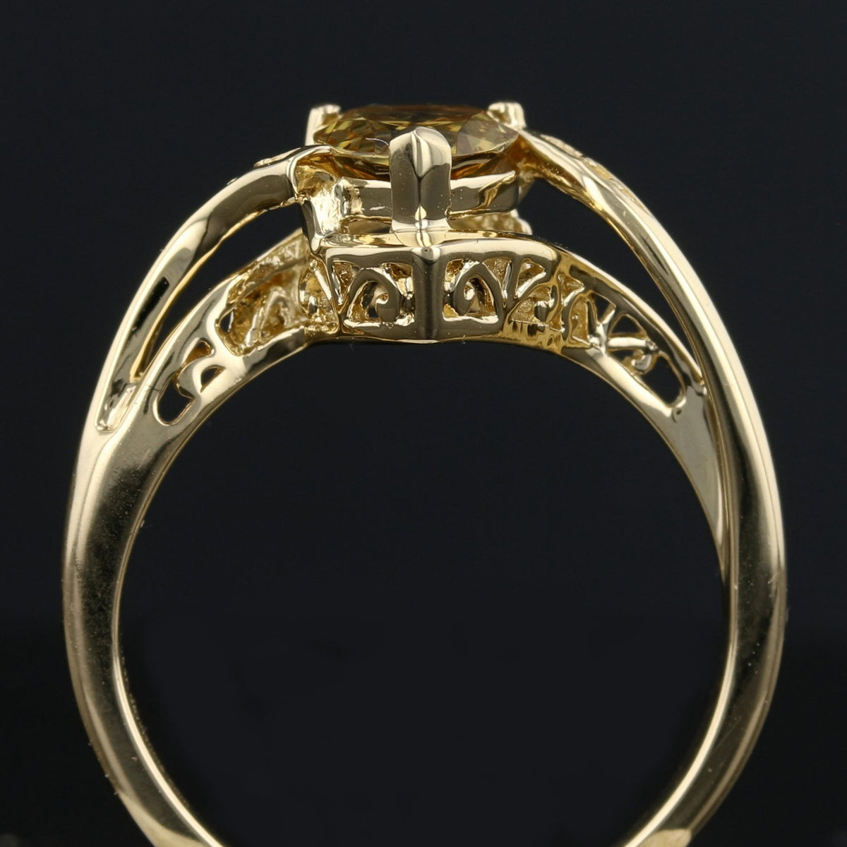 VooDooStone Ring Pear Shape S