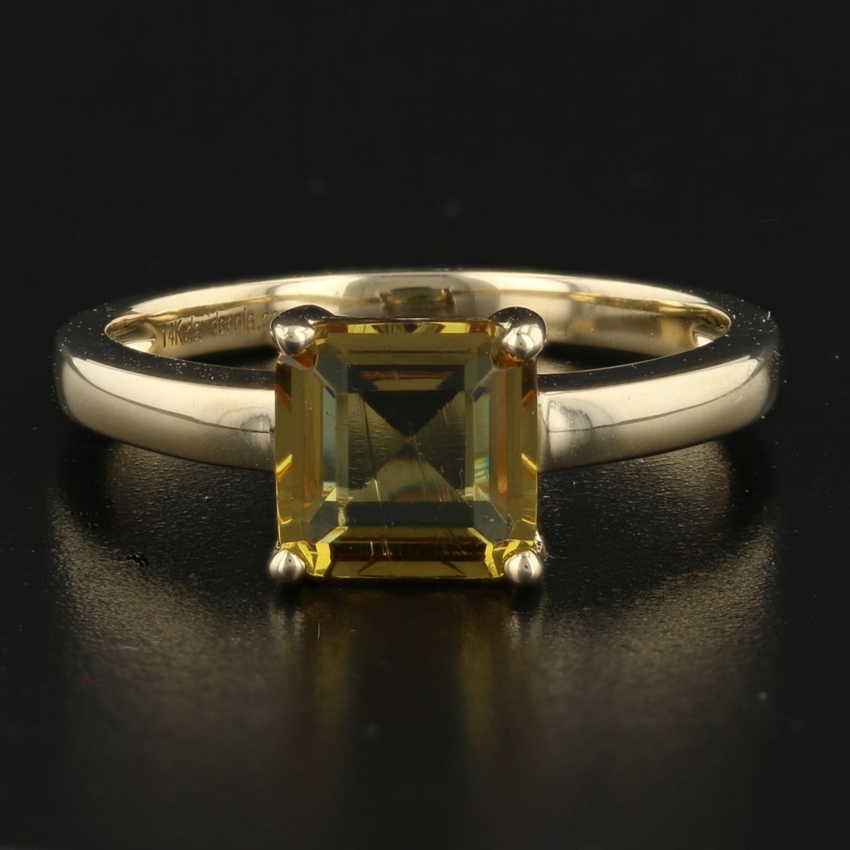 Princess Cut VooDooStone Ring