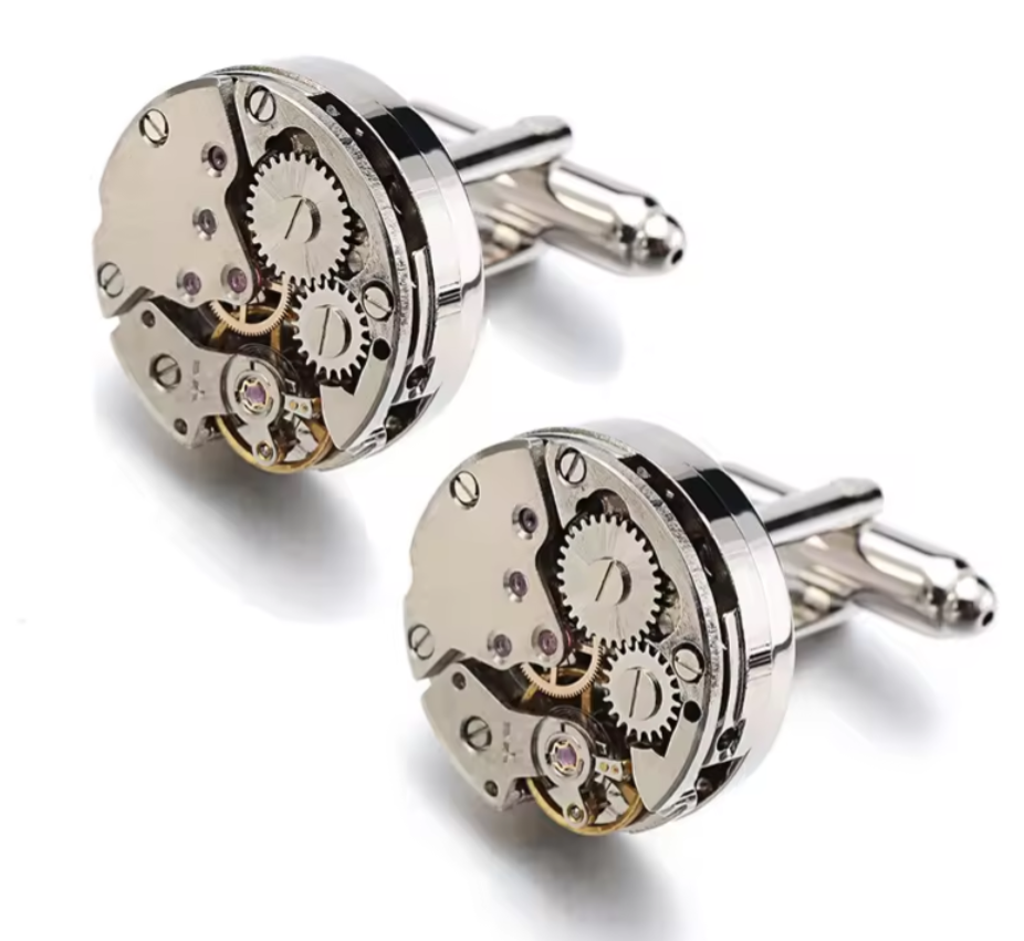 Watch Mechanism Cufflinks