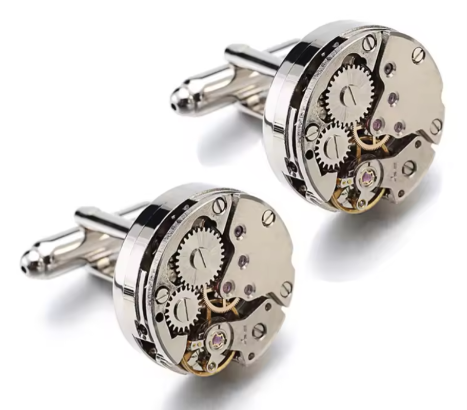 Watch Mechanism Cufflinks