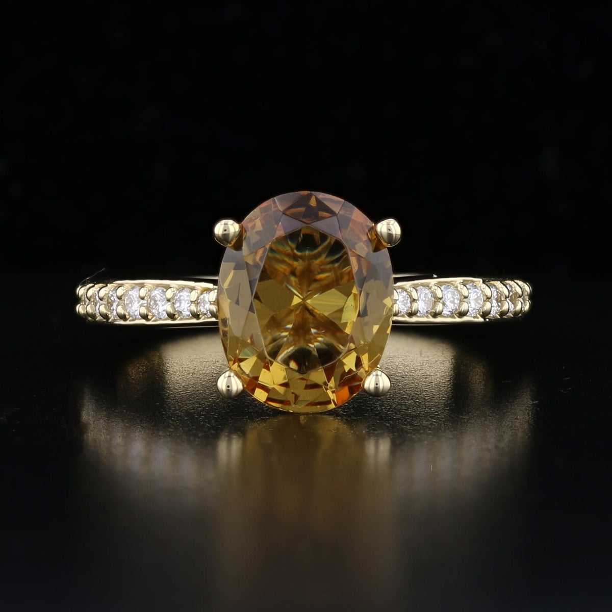 VooDooStone Diamond Gold Ring
