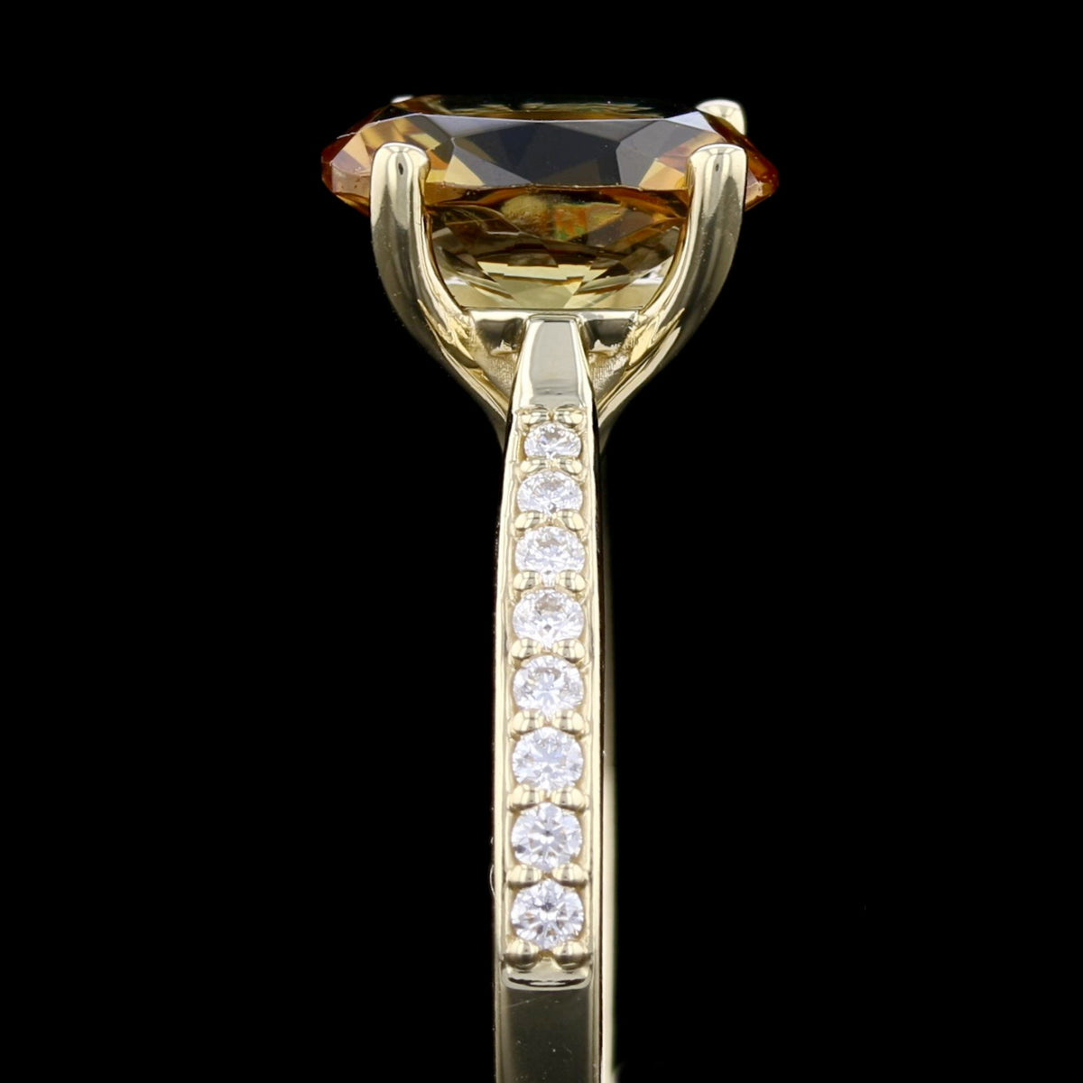 VooDooStone Diamond Gold Ring