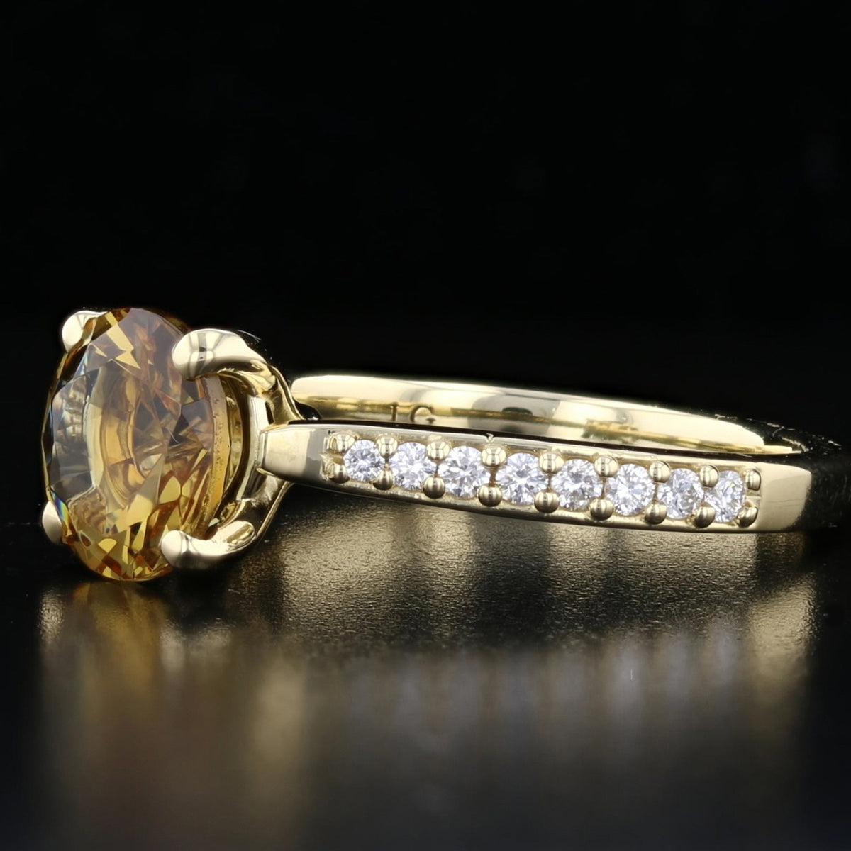 Voodoostone Gold and Diamond Ring
