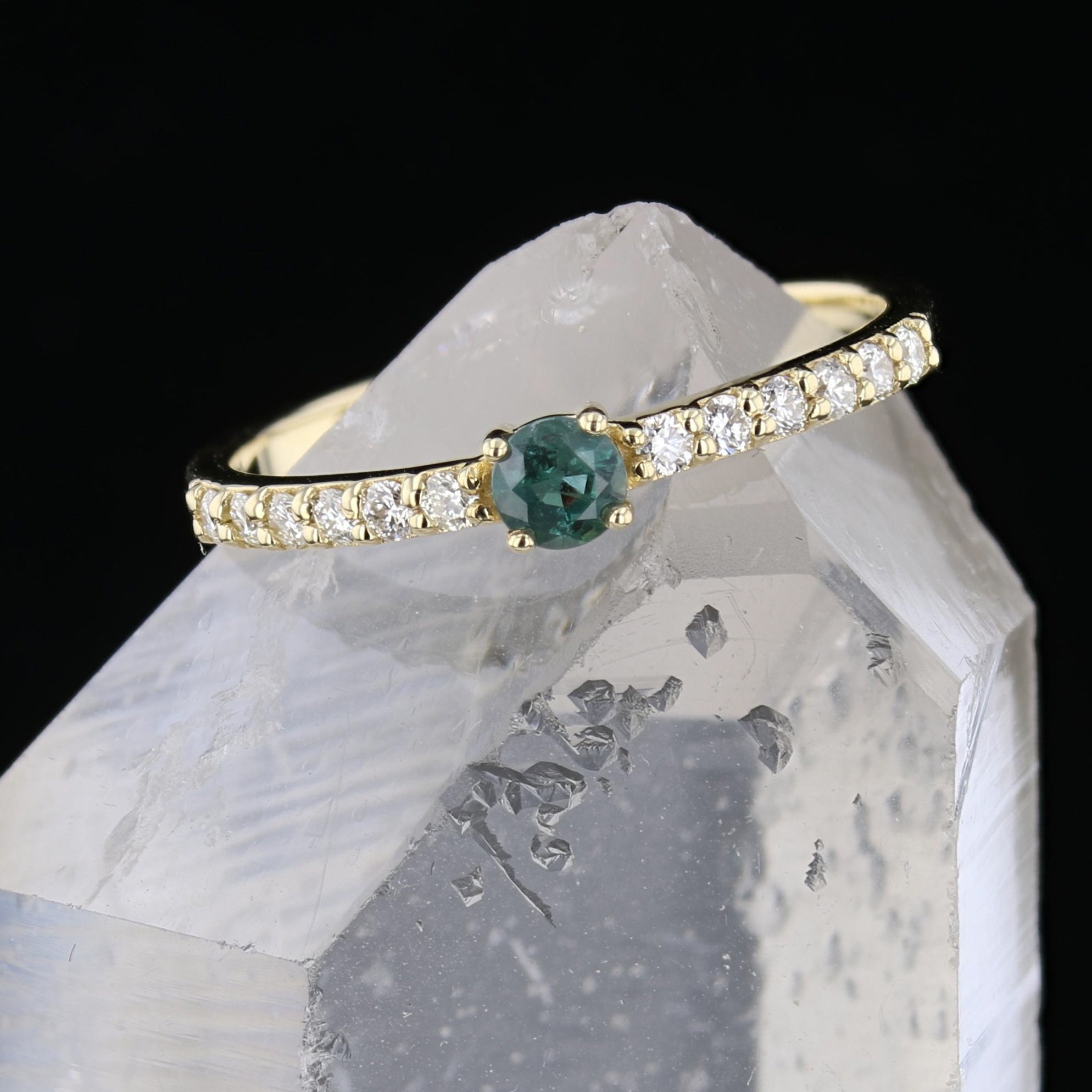 Davis - Alexandrite Diamond Ring - David's Antiques & Jewelry