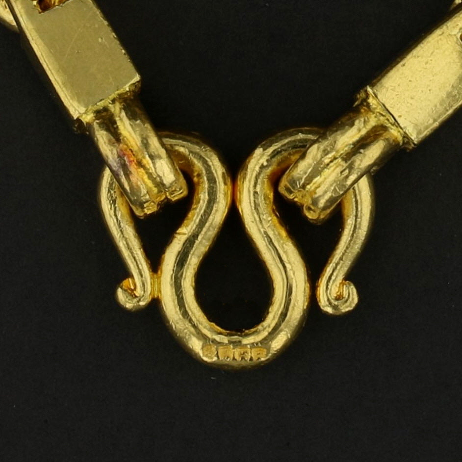 27" Heavy 24K Necklace 893486