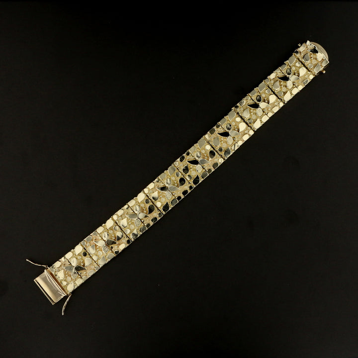 8" Gold Nugget Bracelet   893488
