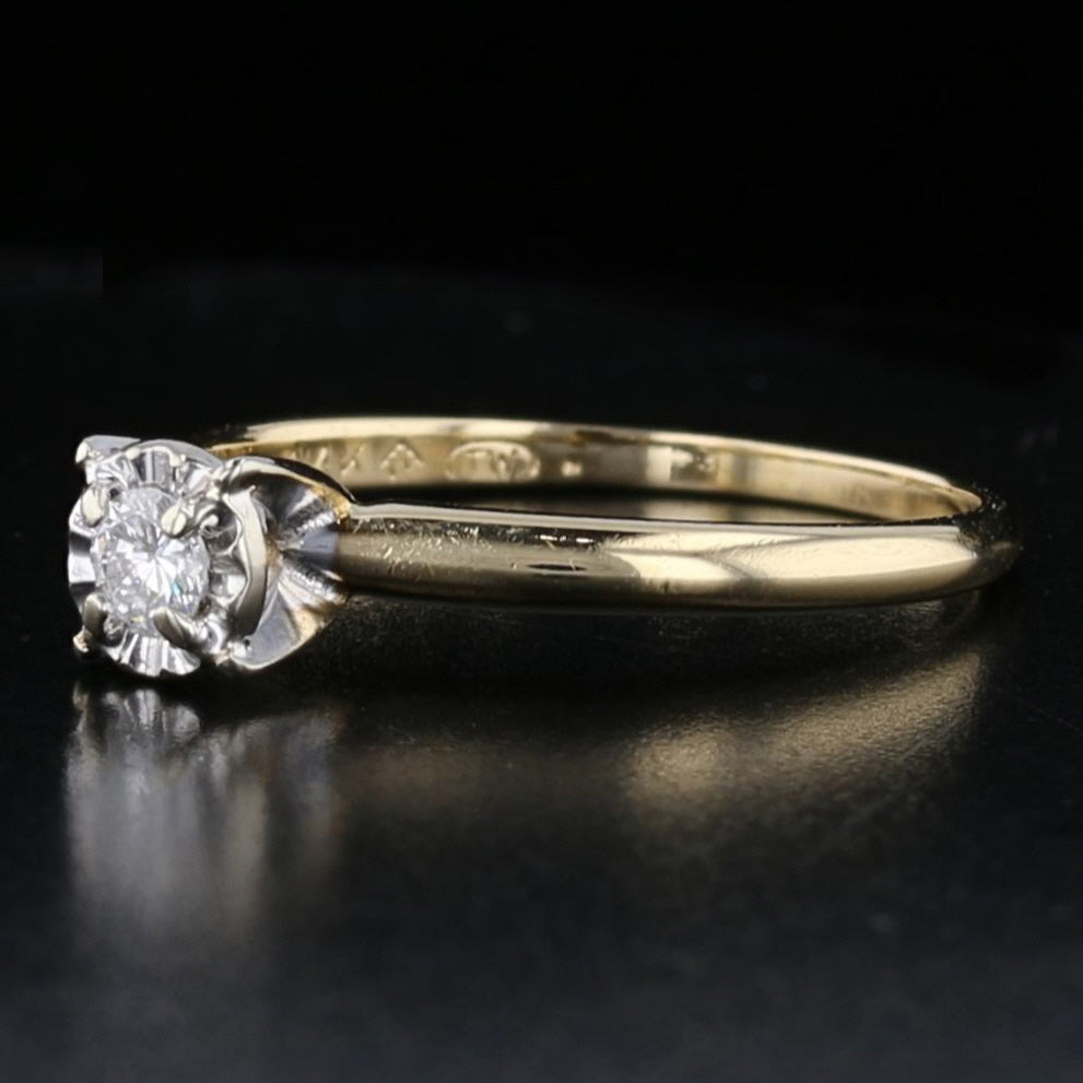 Vintage Solitaire Diamond Ring