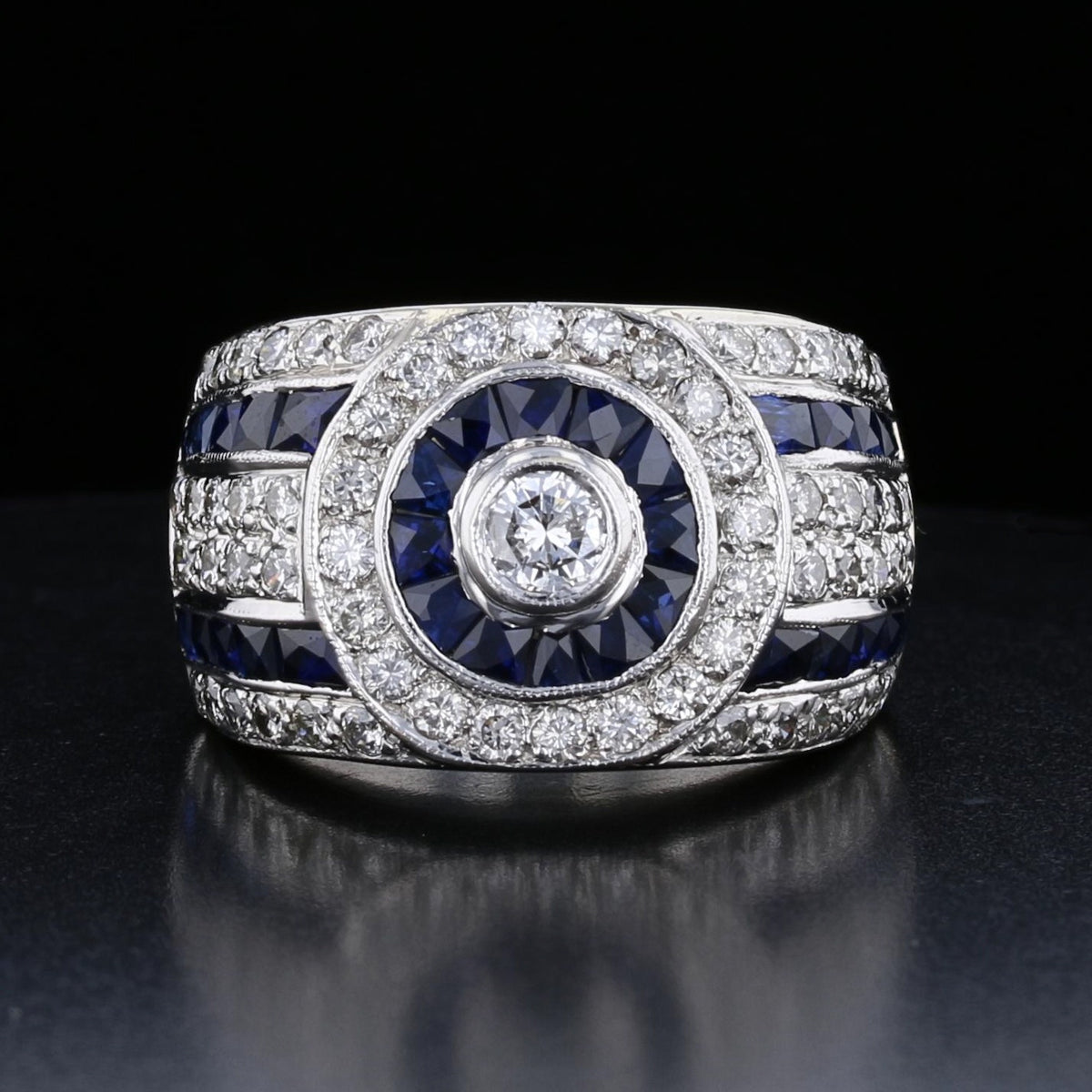 Sapphire Diamond Ring 893522