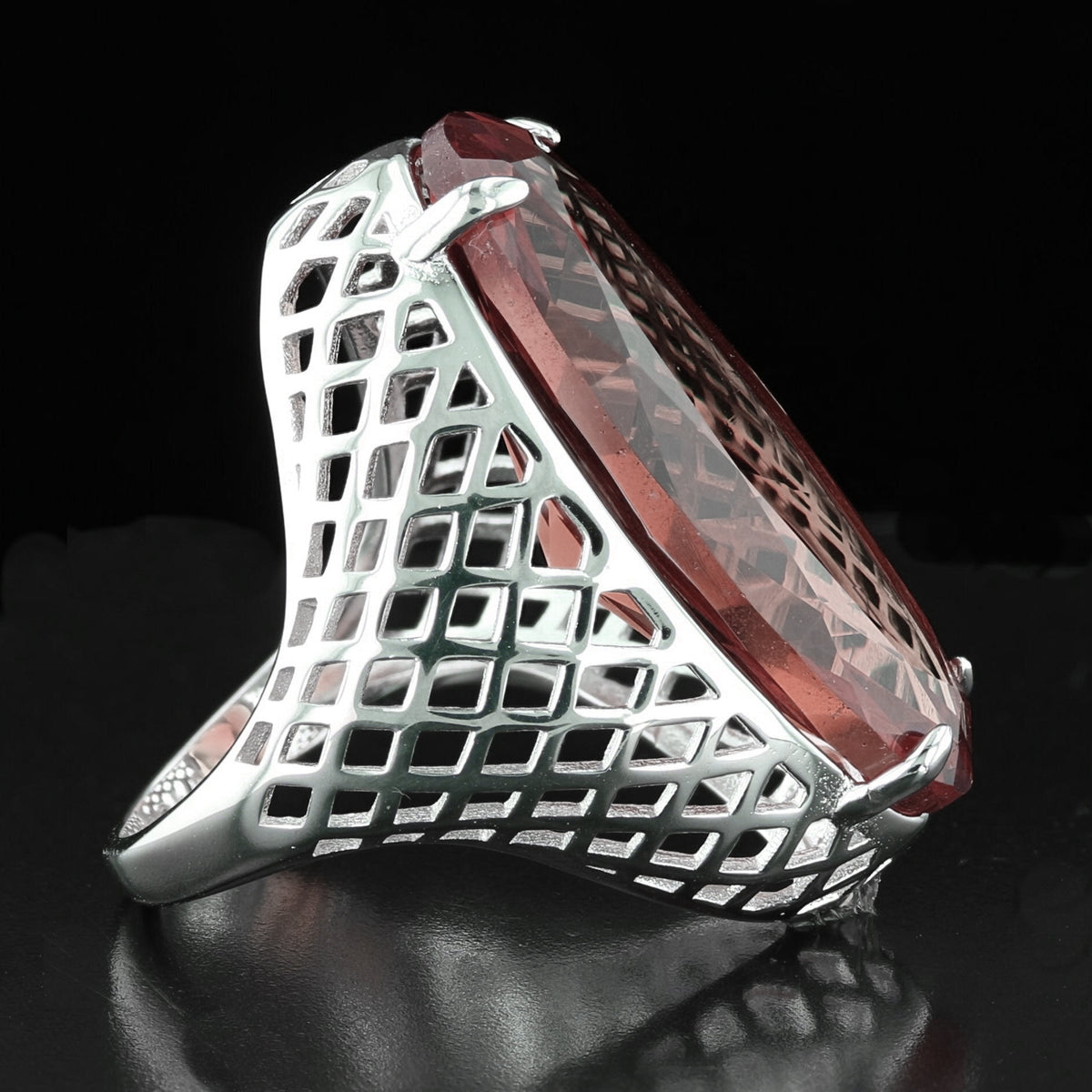 VooDooStone Statement Ring in Sterling Silver
