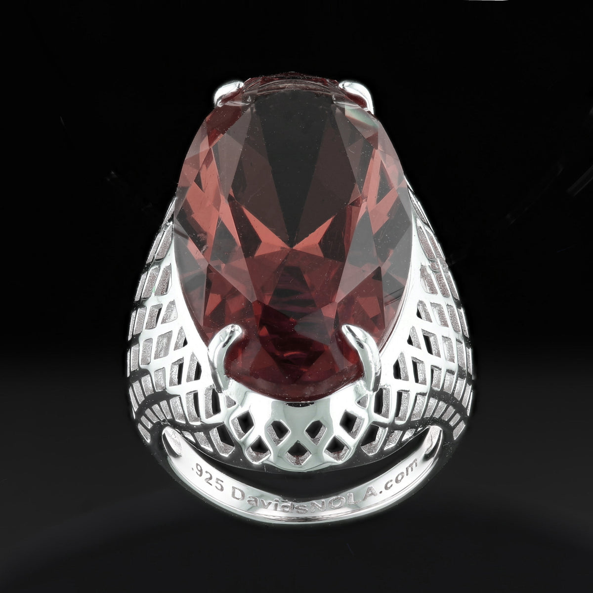 VooDooStone Statement Ring in Sterling Silver