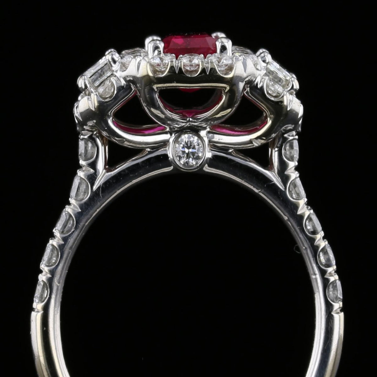 Vintage Ruby and Diamond Ring
