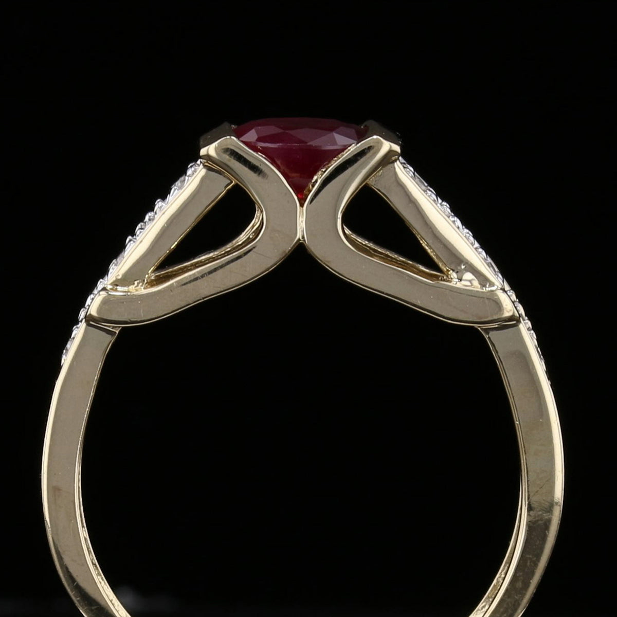 Vintage Ruby and Diamond Ring